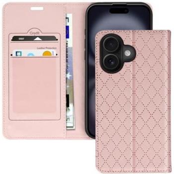 Étui Rose pour iPhone 16 Plus avec Support