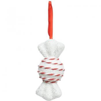 Glitzernde Weihnachtskugel 13cm