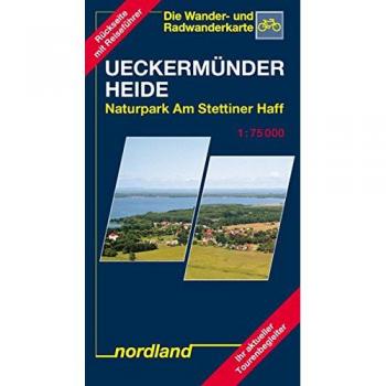 Nordland Karten, Ueckermünder Heide/Oderhaff mit Stadtkarte Ueckermünde