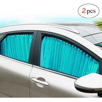 ZATOOTO Sonnenschutz Auto, Magnetisch, 2 Stück, Schwarz