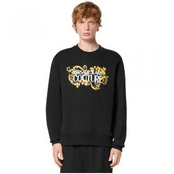 Felpa Versace Jeans uomo regular fit nera