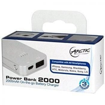 ARCTIC Power Bank 2000 mAh Polímero de litio Plata