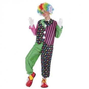 Traje Payaso a Rayas Adulto M/L