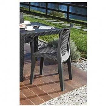 Progarden Sedia in pe rattan lady antracite
