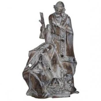 Julkrubba med figurer 31 cm