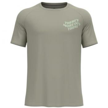 Odlo Essential Print Laufshirt Herren Grau XL