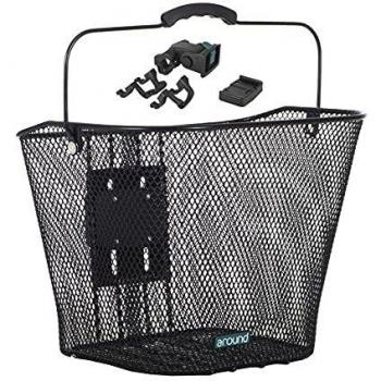 Mijnenpieper Noir Front Basket – 32x23x26 cm, Narrow Mesh, Unisex