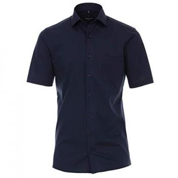Blaues Kurzarmherrenhemd CASAMODA – Size 48, dunkelblau