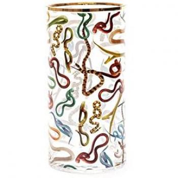 Récipient de Papier Toilette Serpent Sélecti 30 cm Transparent