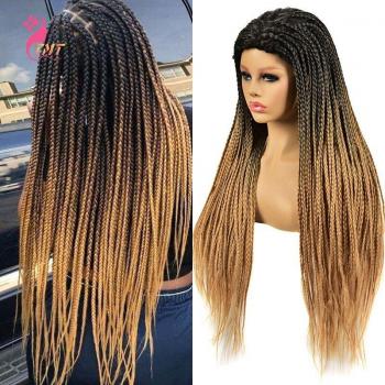 Long Synthetic Box Braid Wig
