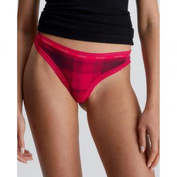 Calvin Klein Damen 3er-Set Bunte Stringtangas XL