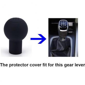 Couvercle de pommeau de levier de vitesses rond en silicone pour voitures Volkswagen
