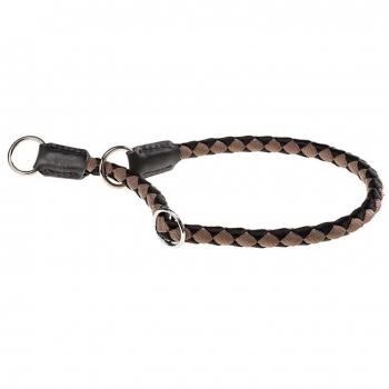 Semi-étrangleur Twist Cs12/60 – Cordon nylon tressé Ferplast, 60 cm, marron