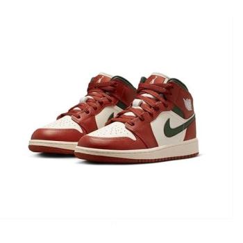 Jordan 1 Mid Juniors Blanc 38 Tissu