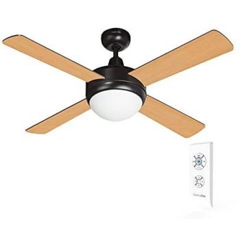 SIROCO 3042 B Ventilador de Techo de Madera 106 cm