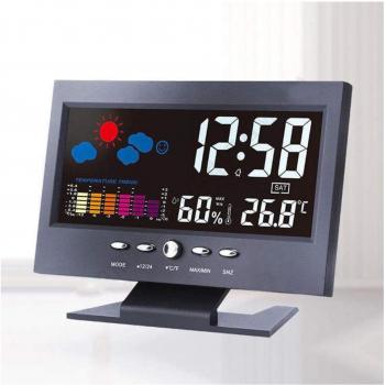 Traesio: Reloj Despertador con Higrómetro
