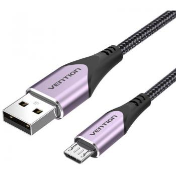 Vention COAVH Cable USB 2.0 MicroPúrpura 2 m 60 W