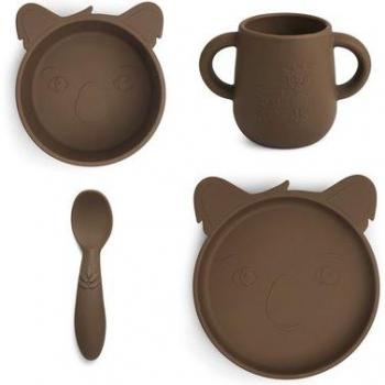 Set di stoviglie in silicone Nuuroo Lykke Koala 4 pezzi