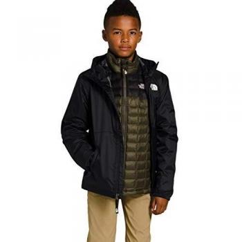 TNF Youth Zipline DWR Regenmantel – The North Face – Schwarz – Klein