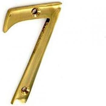 Securit Brass Number 7 75mm