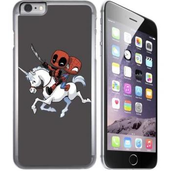Cover protettiva iPhone 8 Deadpool e Unicorno