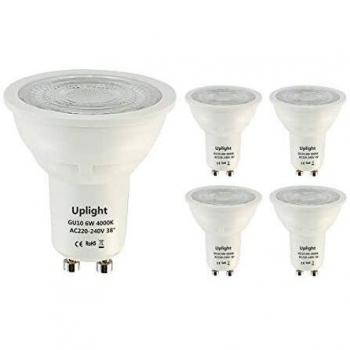 Illuminazione GU10 LED 4000K 6W 5 unità