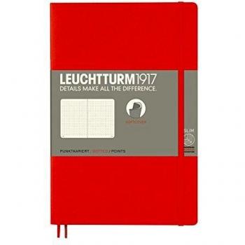 Leuchtturm1917 Red Dotted Softcover Notebook (B6+)