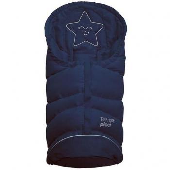 Sacco Ovetto/Carrozzina Picci Thermo Small 0-6 Mesi Tog 4.5 Blu navy