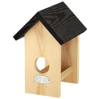 Erdnussbutterhaus für Vögel aus Kiefernholz