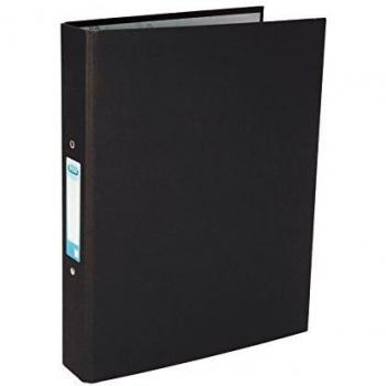 Elba 25mm Ring Binder Paper Over Board A4 Black (Pack of 10) 400033495 BX14558