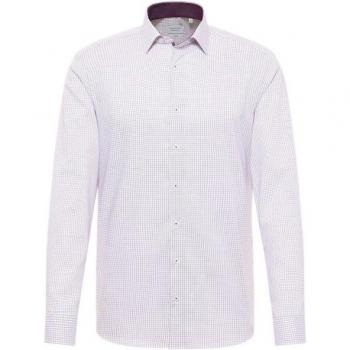ETERNA Langarm Slim Fit Hemd für Herren in Rosa
