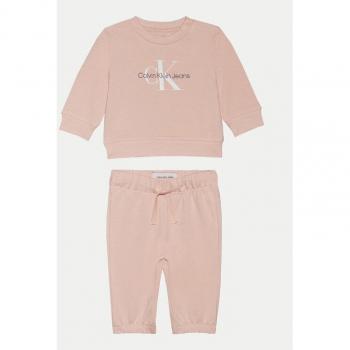 Calvin Klein Pink Logo Baby Tracksuit