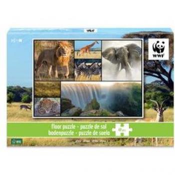 Rompecabezas WWF África 48 Piezas Cartón Mixto FSC Tamaño Considerable
