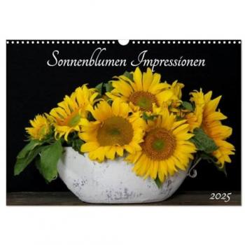 Sonnenblumen Impressionen Wandkalender 2025 DIN A3 quer CALVENDO