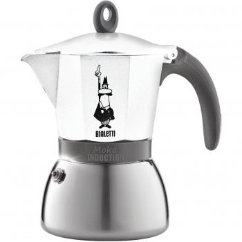 Caffè Induction Bialetti, 3 tazze, colore Grigio