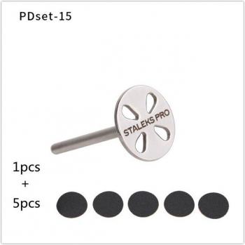 STALEKS 3/32 Rundmetall-Disk 15/20/25mm Edelstahl Schleifpapier Nagelbohrer Zubehör