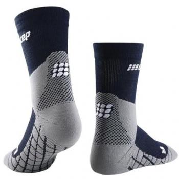 CEP Herren Sportsocken Mid Cut Blau Merino