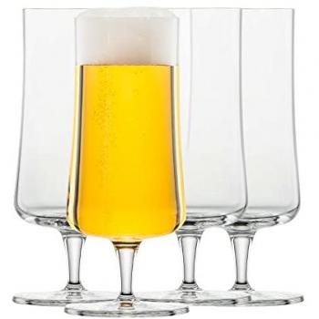 SCHOTT ZWIESEL 4-tlg. Pilsgläser Set BEER BASIC, Kristallglas