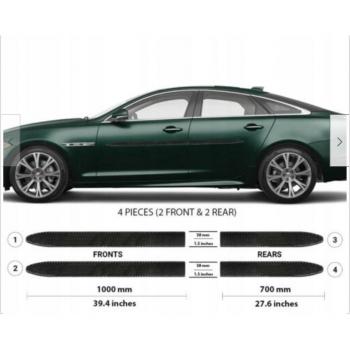 Accessoires noirs pour les portes latérales Jaguar XJ 2010+