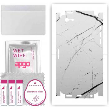 Foil Marble Guard for iPhone 5S Back & Sides