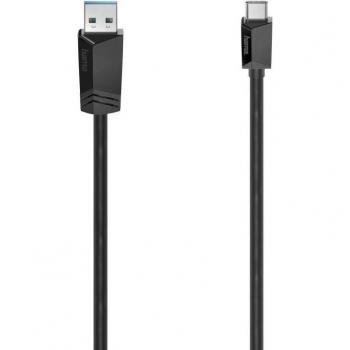 Cavo USB 3.2 Gen 1 Hama 3 metri, USB-C a USB-A, colore nero