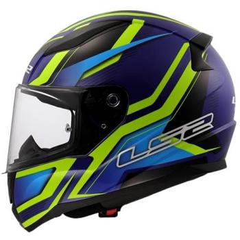 Casco Integrale Ls2 FF353 Rapid II Flitz H-V Giallo Blu 3XL
