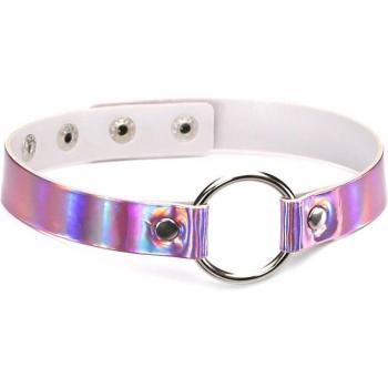 Collar de novia gótico con corazón brillante