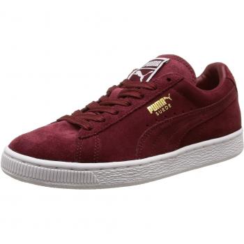 Puma Suede Classic +, Sneakers Basses mixte adulte, Rouge (Cabernet/White/Team Gold), 39 EU