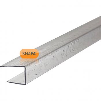 Snapa 10mm Clear Polycarbonate C Section 3000mm(L) x 20mm(W)