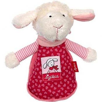 Cuscino Termico Rosa e Bianco Sigikid per Bimbi con Motivo Pecora