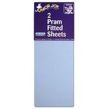 Junior Joy Pram Fitted Sheet (Grey)