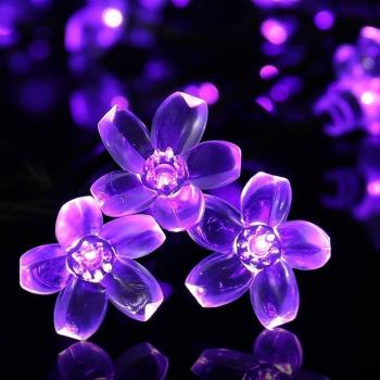 Luces Solares de Jardín KINGCOO 21ft 50LED Melocotón Sakura