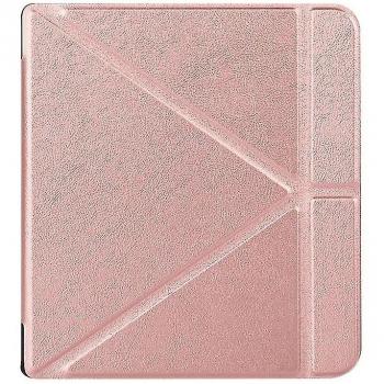 Étui élégant pour Kobo Libra H2O – Stand origami couleur or