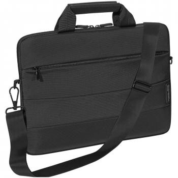 Schwarze Transporttasche für Ultrabook/Notebook mit 14,1 Zoll (35,8 cm) von Pedea